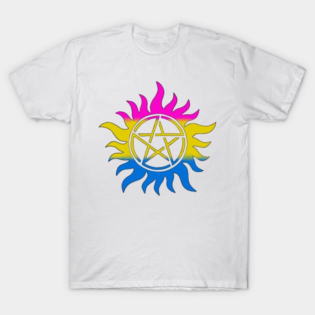 Pansexual Anti Possession Symbol T-Shirt by KayWinchester92